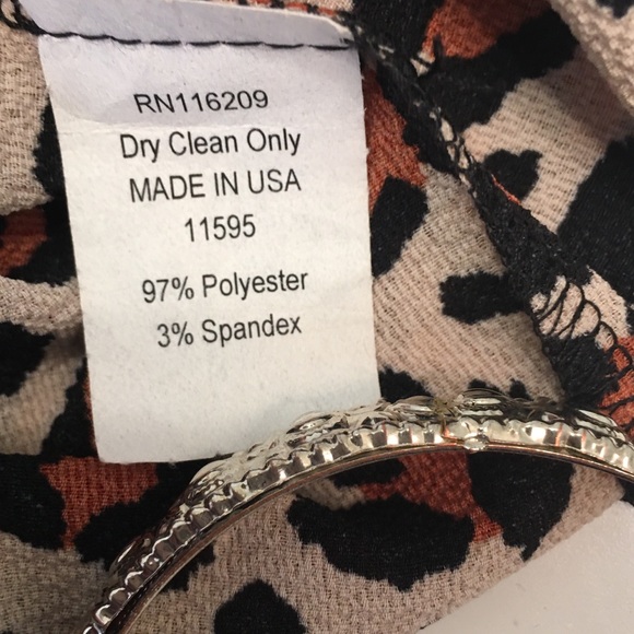 NWOT Velvet Torch maxi animal print  dress… - Picture 8 of 8